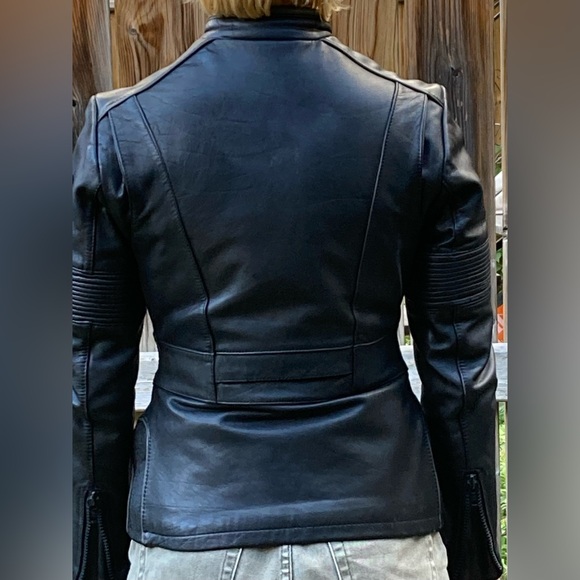 MAGNUM Women’s Motorcycle Jacket 1980 Vintage - Picture 9 of 10